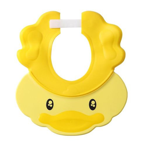 Bonnet De Douche En Silicone Pour Bébé, Visière De Sécurité Souple Pour Tout-Petits Et Enfants, Jaune