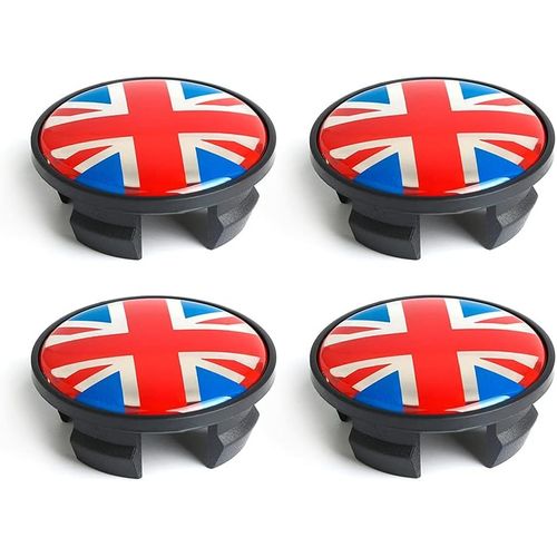 Lot De 4 Cache-Moyeux Décoratifs Pour Jantes De Voiture, 54 Mm, Pour Mn Cooper Jcw One S R55 R56 R57 R58 R59 R60 R61 Clubman Countryman (Rouge)