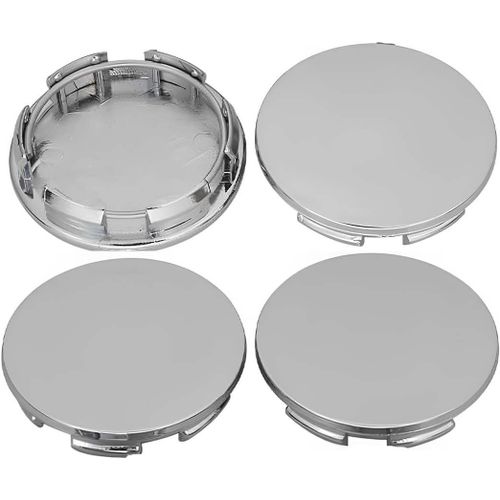 Lot De 4 Cache-Moyeux Universels Pour Jantes (Diamètre Extérieur 60 Mm, Diamètre Intérieur 56 Mm)