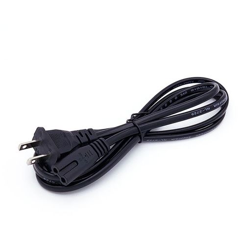 Câble d'alimentation secteur de remplacement à 2 broches pour baladeur CD, cassette et radio AM/FM Sony CFDS50 CFD-S50