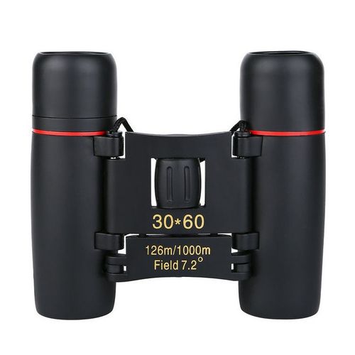 Jumelles télescopiques pliables 30x60, portables, pour faible luminosité et vision nocturne