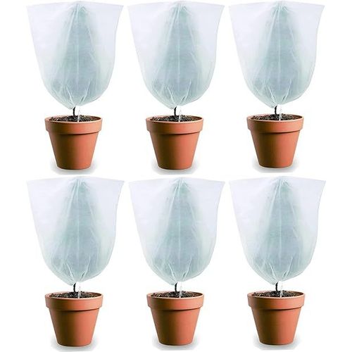 Lot de 6 housses d'hivernage pour plantes en pot, protection des plantes