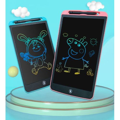 Jouets pour enfants de 2, 3, 4, 5, 6 et 7 ans, lot de 2 tablettes à dessin LCD 8,5 pouces, ardoise magique, jouets éducatifs, cadeaux de Noël et d'anniversaire pour filles et garçons (rose et bleu)