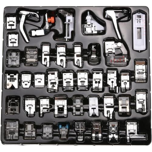 Kit De Pied Presseur Multifonction Pour Machine À Coudre Domestique, Pour Ourlets Inférieurs, Accessoires Pour Pieds, Compatible Avec Singer Brothers (42 Pièces)