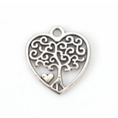 Pendentif Coeur Arbre De Vie