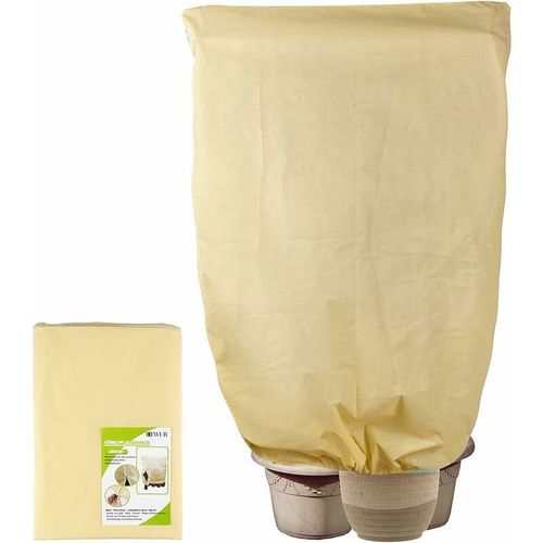 (200x240cm) Housse d'hivernage pour plantes Voile d'hivernage Housses de protection pour plantes Non tissé Beige