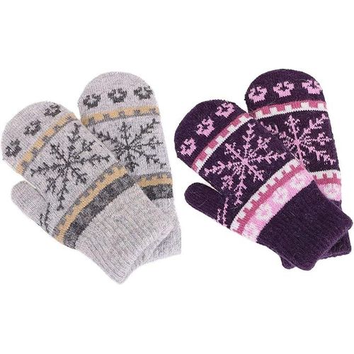 Mitaines D'hiver Doublées En Sherpa Pour Femme, Idéales Pour Le Froid