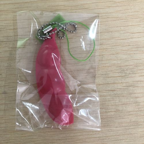 Haricots d'ombre colorés, emoji de cacahuète, faux emoji, prise de haricots d'ombre, petit jouet, téléphone portable, pince, pendentif, porte-clés