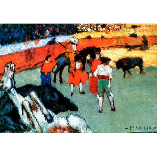Picasso Pablo Lot 2 Cartes Postales Tableaux Peinture Corrida