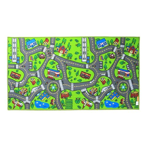 Chambre d'enfant 80x150cm pour enfants à partir de 3 ans, tapis de jeu pour enfants de rue, tapis de voiture pour jeunes filles pour chambre et salle de jeux