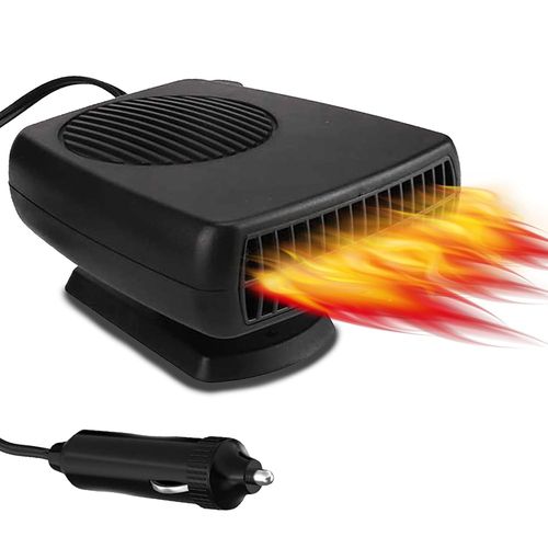 Chauffage De Voiture Portable 12 V, Dégivreur De Pare-Brise Antibuée Avec Poignée Allume-Cigare Ergonomique, Radiateur Soufflant Pour Toutes Les Voitures