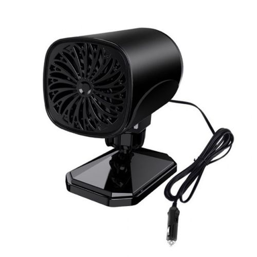 Chauffage De Voiture 2 En 1 12 V 150 W, Ventilateur Électrique Portable Avec Prise Allume-Cigare, Rotation À 360 Degrés