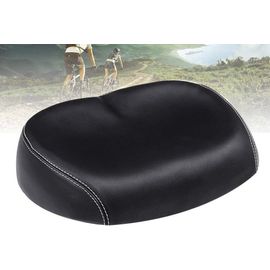 Selle De Vélo Large Et Confortable Sans Nez Noir Avec Coussin En Mousse À Mémoire De Forme Pour La Plupart Des Vélos