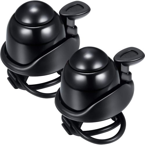 Lot De 2 Sonnettes De Vélo Réglables En Aluminium Avec Son Puissant, Mini Sonnette De Vélo Pour Adultes Et Enfants, Vélo De Route Et De Sport