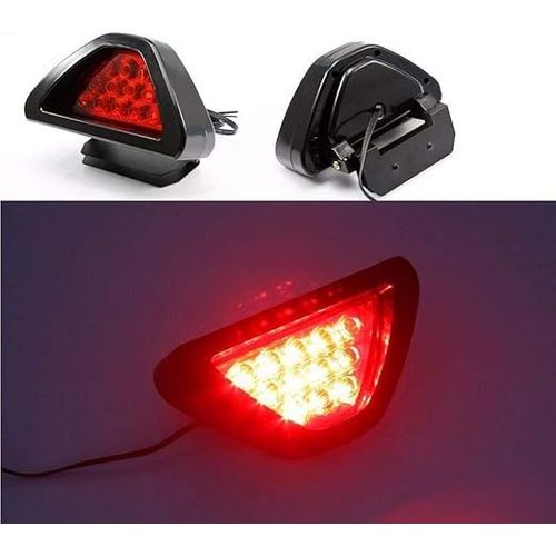 Pièces De Feux Arrière De Voiture, Feux De Jour De Style F1, Feux Arrière Rouges À 12 Led, Feux De Brouillard, Feux De Freinage Triangulaires, Feux De Sécurité De Stationnement, Moteurs De Voiture