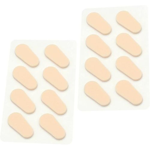 20 Paires De Plaquettes Nasales Antidérapantes, Plaquettes Nasales Adhésives En Mousse Souple, Plaquettes Nasales Fines Pour Lunettes De Soleil, Couleur Chair 1,5 Mm