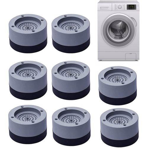 Pieds de machine à laver Patins antidérapants et anti-vibrations Pieds de réduction du bruit Patins de lave-linge absorbant les chocs pour machine à laver et sèche-linge