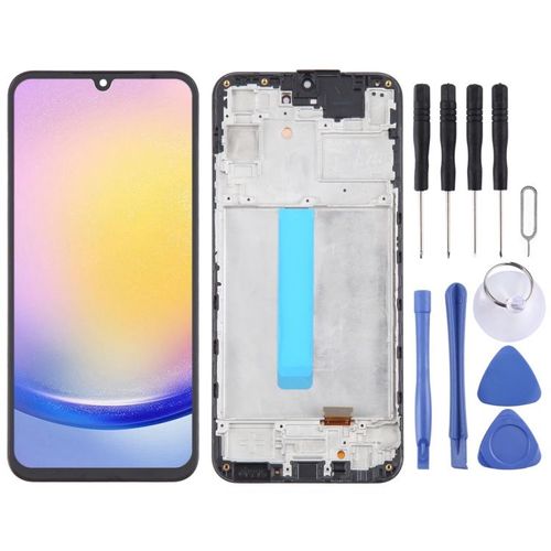 (Noir) - Pour Samsung Galaxy A25 SM-A256B 6,43 pouces OLED LCD Assemblage