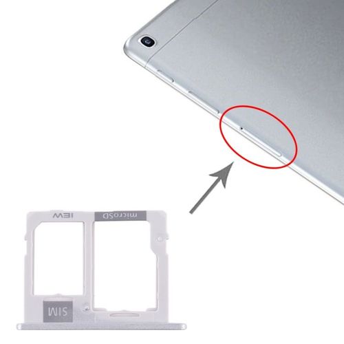 (Or) - Pour Samsung Galaxy Tab A 10.1, plateau pour carte SIM et carte Micro SD