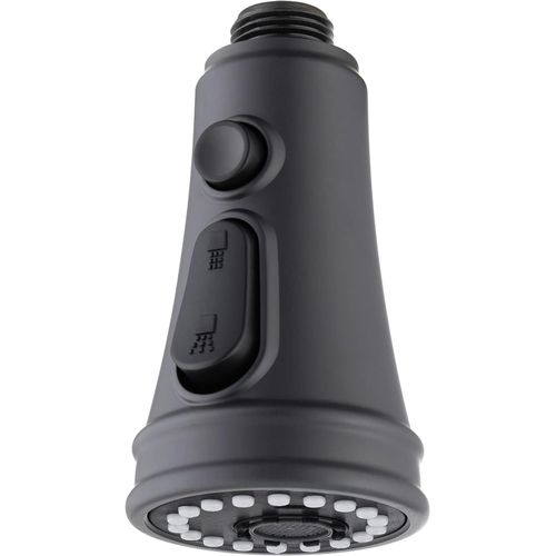 KALANKA-Pommeau de douche de cuisine, à 3 modes, avec bouton de rinçage haute pression, pour robinet de cuisine et d'évier, noir