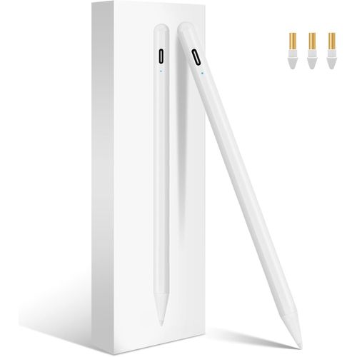 KALANKA-Stylet pour iPad 2025-2018, Charge Rapide, Rejet de Paume, Pencil pour iPad A16 11e/10e/9e-6e génération, Air M3 M2 11""/13""/5e/4e/3e Gén, Pro M4 11""/13""/12,9"", Mini A17 Pro/6e/5e génération