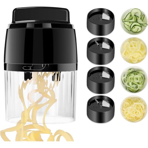 Kalanka-Spiraliseur De Légumes - 4 En 1 Spaghettis De Légumes - Cou...