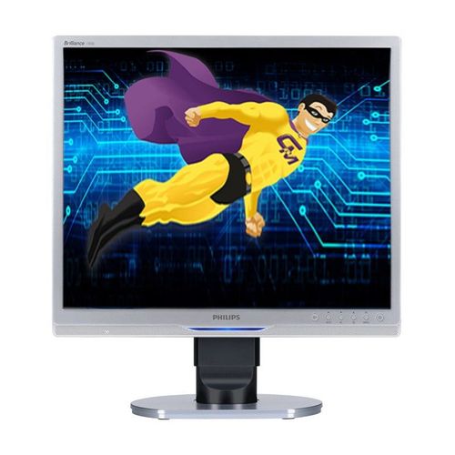 Ecran PC 19" PHILLIPS 190B9CS 1280x1024 60 Hz TFT LCD 5ms 5:4 VGA DVI Jack USB