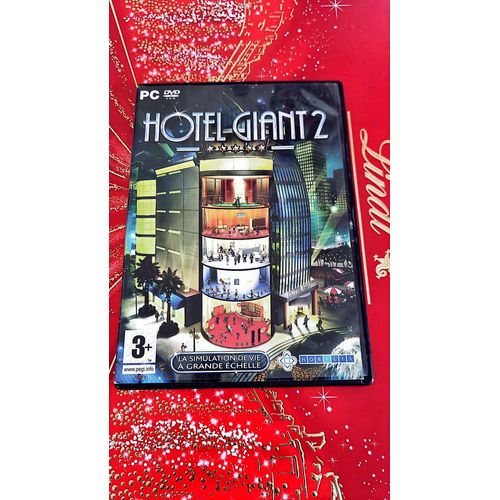 Hotel Giant 2, Jeu De Simulation De Gestion Hôtelière Pour Pc, Version Française Vendu Par Blaspo