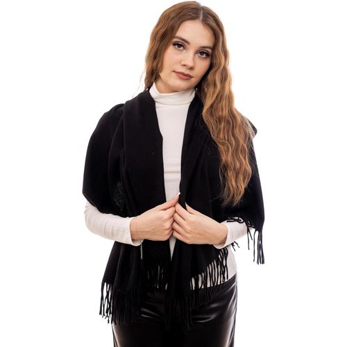 Large Fringed Pashmina Shawls And Wraps-Perfect For Weddings,Winter Scarves For Women,Elegant Bridal And Evening Wear.[G673]