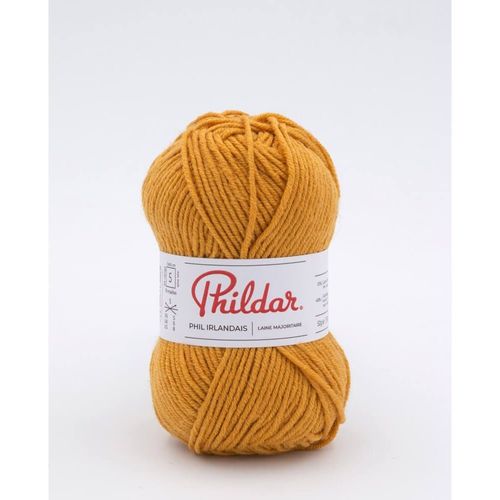 Découvrez Le Phil Irlandais De Phildar: Le Fil Classique En Laine Torsadée. Color : Cognac Marron