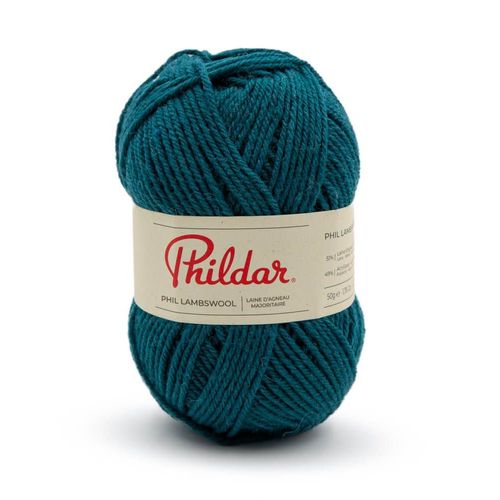 Pelote De Laine D'agneau À Tricoter Phil Lambswool - Phildar. Color : Vert Canard