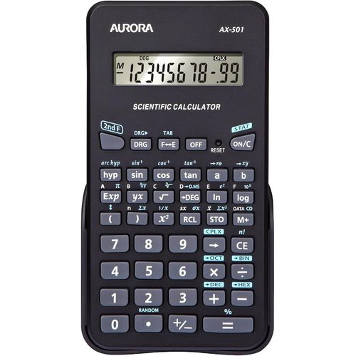 Aurora AX-501 Calculatrice Scientifique Noir