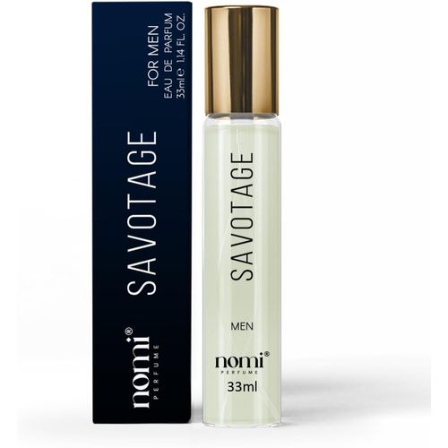 Nomi Perfume Eau De Parfum Pour Homme 33 Ml (Savotage) Avec 20 % D'huiles Parfumées - Idée Cadeau 