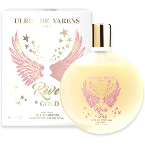 Eau De Parfum Rêve In Gold - Floral, Fruité, Boisé - Parfum Femme - Vaporisateur - Made In France - 50 Ml 