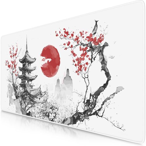 Tapis de Souris Gaming xxL 900x400mm, Mouse Pad Mat, sous-Main Bureau Gamer Extra Large en Tissu, Base antidérapante, Haute précision et Vitesse, pour Souris claviers Roccat Razer Logitech