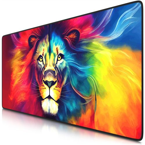 Tapis de Souris Gaming xxL 900x400mm, Mouse Pad Mat, sous-Main Bureau Gamer Extra Large en Tissu, Base antidérapante, Haute précision et Vitesse, pour Souris claviers Roccat Razer Logitech