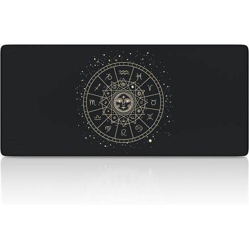 Tapis de Souris Gaming xxL 900x400mm, Mouse Pad Mat, sous-Main Bureau Gamer Extra Large en Tissu, Base antidérapante, Haute précision et Vitesse, pour Souris claviers Roccat Razer Logitech