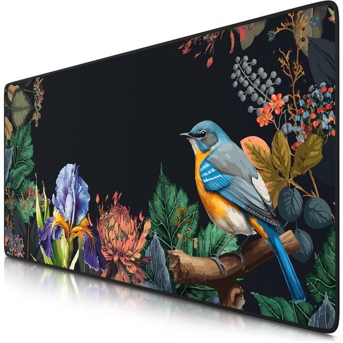 Tapis de Souris Gaming xxL 900x400mm, Mouse Pad Mat, sous-Main Bureau Gamer Extra Large en Tissu, Base antidérapante, Haute précision et Vitesse, pour Souris claviers Roccat Razer Logitech