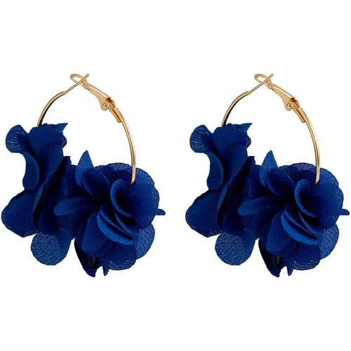 Boucles D'oreilles Pour Femme Léger Grandes Boucles D'oreilles Fleur Pendantes De Rose En Argent 925 Hypoallergénique Mode Bijoux Cadeau Pour Fête De Mariage Banquet