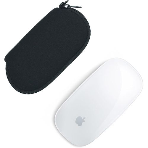 2 Pcs Néoprène Stockage Sacoche Sac Couverture Housse étui de Protection pour Apple Magic Mouse Souris (I et II 2ème Gén)