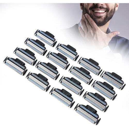 Lot De 16 Lames De Rasoir Pour Homme, Lames De Rasoir Manuelles Professionnelles De Barbier, Lames De Rasoir Pour Homme, Conçues Pour Les Peaux Sensibles 