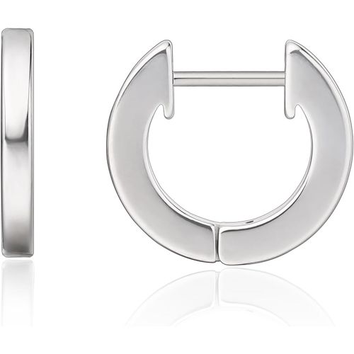 Limerencia Boucles D'oreilles Créoles En Titane, 10 Mm Hypoallergéniques Sans Nickel G23, Boucles D'oreilles Médicales Pour Femme