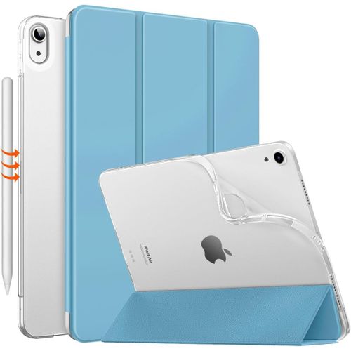 Coque Pour Ipad Air 6e Génération 11 Pouces (M2) 2024, Ipad Air 5e/4e Gén 10,9"" 2022/2020, Coque Arrière Translucide Givrée Tpu Pour Ipad Air 6/5/4 Gén, Étui Pour Ipad Air, Bleu Brumeux