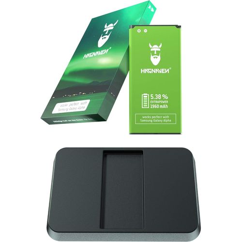 Batterie Li-ION pour Galaxy Alpha SM-G850F | LA Plus PERFORMANTE Batterie de Remplacément | Puissance Incroyable du Grand Nord | 1960 mAh CELLULES DE Haute QUALITÉ | Remplacé EB-BG850BBE