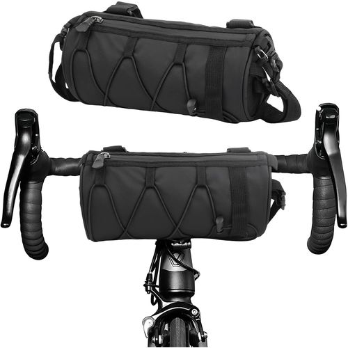 Sac De Guidon De Vélo, Avant De Vélo Pochette De Rangement, Sacoche Cadre À Bandoulière, Pochette Vélo Route Accessoires Vélo Sacoche Velo Cadre 2,5l Pour Vtt, Vélo De Voyage, Noir