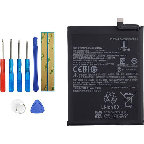 BM53 Batterie pour Mi 10T / 10T pro 5G M2007J3SY + outil