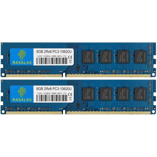 PC3-10600 16GB Kit (2x8GB) DDR3 1333MHz 2Rx8 240 Pin 1.5V CL9 Desktop Memory Ram Module