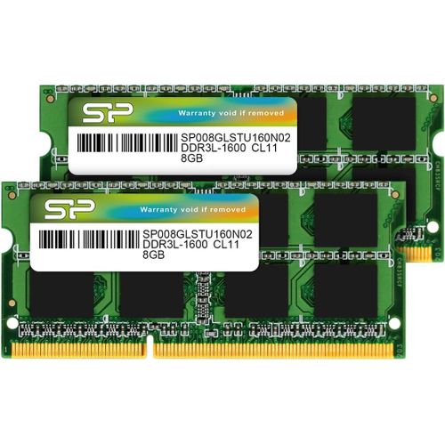 Module de mémoire 16 Go (2 x 8 Go) DDR3 1600 MHz (PC3 12800) 240 Broches CL11 1,35 V SODIMM pour Ordinateur Portable Basse Tension et économie d'énergie