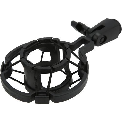 Microphone Suspension Antichoc, Support de Clip de Micro pour Diamètre 40 mm à 48 mm, Support Antichoc Réglable à Haute Isolation Anti-vibration pour la Diffusion de Conférence (16,5 cm/6,5 pouces)