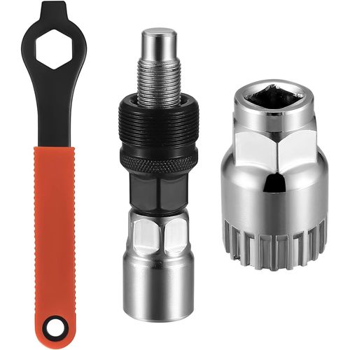 Extracteur De Manivelle De Pédalier De Vélo, Outil Réparation De Vélo Démonte Pédalier Vtt, Avec Clé De 16 Mm, Demonte Pedalier Velo Trousse De Réparation, Pour Démontage Manivelles De Vélo